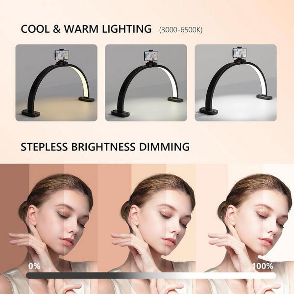 OmySalon Foldable Shadowless Half Moon LED Nail Lamp #4