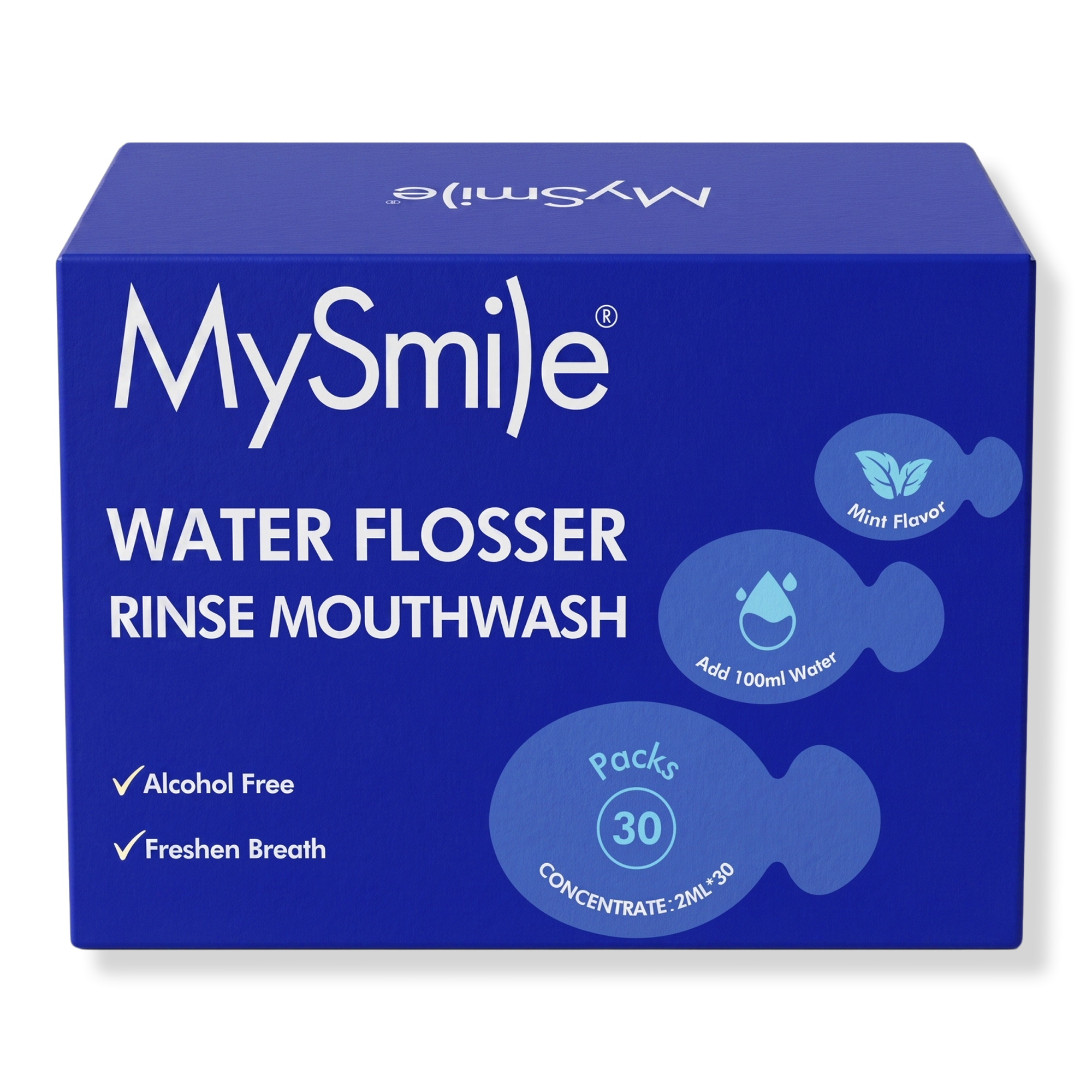 MySmile Concentrate Mouthwash Pods for Water Flossers #1