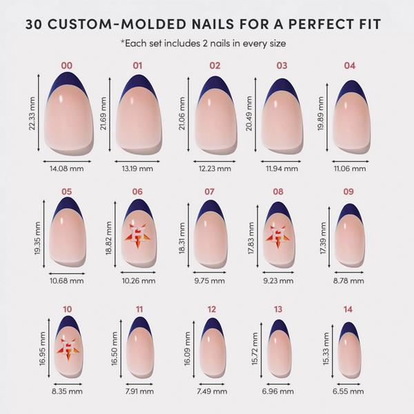 Glamnetic x Fanatics Nail Houston Astros Press-On Nails #5