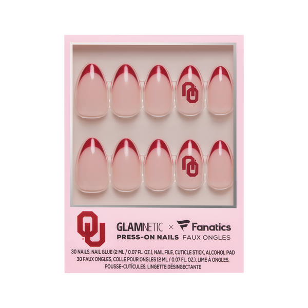 Glamnetic x Fanatics Nail Oklahoma Sooners Press-On Nails #1