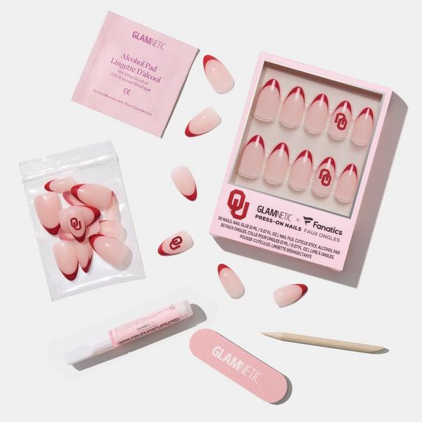 Glamnetic x Fanatics Nail Oklahoma Sooners Press-On Nails #4