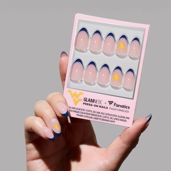 Glamnetic x Fanatics Nail West Virginia Mountaineers Press-On Nails #2