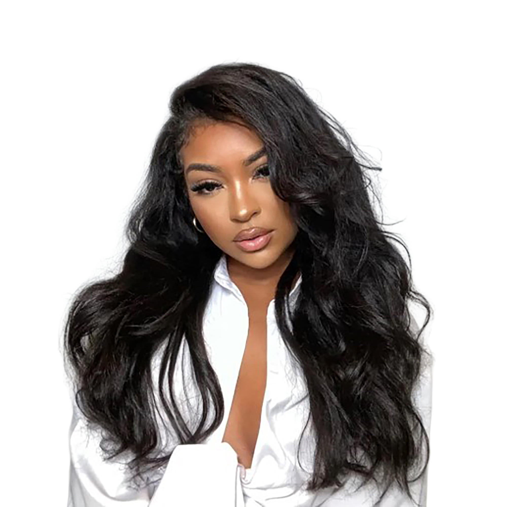 True + Pure Texture Relaxed Natural Blowout Kinky Straight Human Hair Wefts (Bundles) Extensions #1