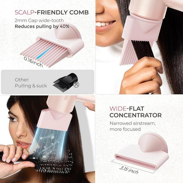 TYMO Beauty Airhype Compact High-Speed Hair Dryer with 3 Nozzles #7