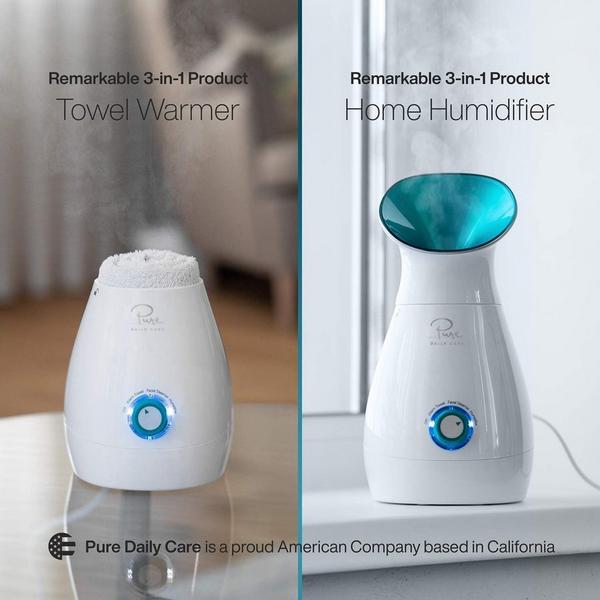 Pure Daily Care Nano Steamer 3-in-1 Facial Steamer, Humidifier, Towel Warmer with 5-Piece Skin Kit #6