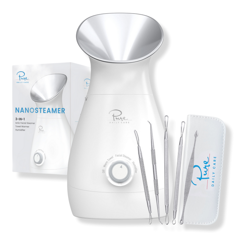 Pure Daily Care - Silver Nano Steamer 3-in-1 Facial Steamer