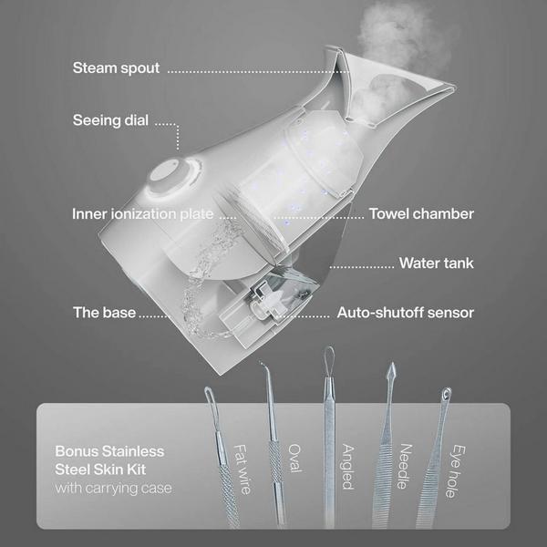 Pure Daily Care Nano Steamer 3-in-1 Facial Steamer, Humidifier, Towel Warmer with 5-Piece Skin Kit #2