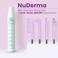 Pure Daily Care NuDerma Standard High Frequency Wand w/Argon Applicators #2