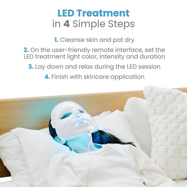 Pure Daily Care Luma LED Mask, 7-Colors Light Therapy #6