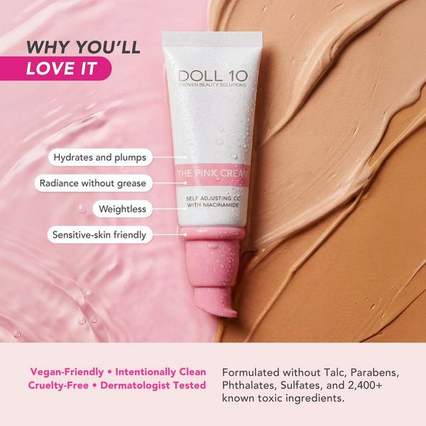 Doll 10 The Pink Cream Self Adjusting CC with Niacinamide #6