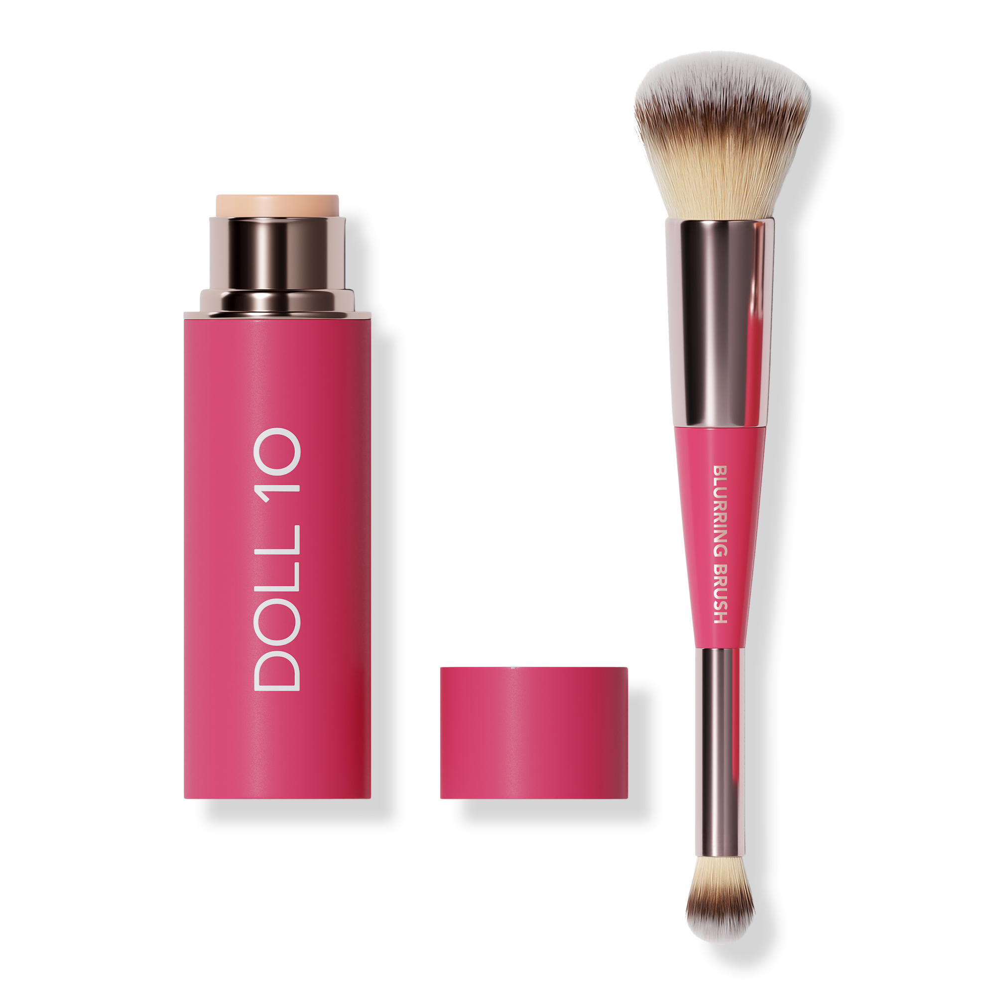 Doll 10 Peptide Blur Stick Foundation with Blurring Brush #1