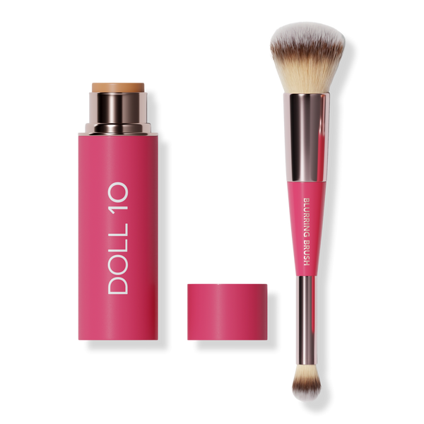 Doll 10 Peptide Blur Stick Foundation with Blurring Brush #1