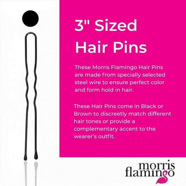 Morris Flamingo 3" Hair Pins #3