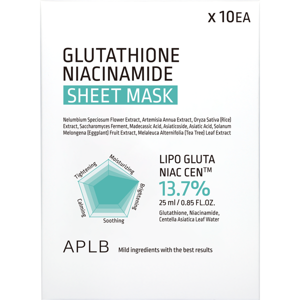 APLB Glutathione Niacinamide Sheet Mask #1