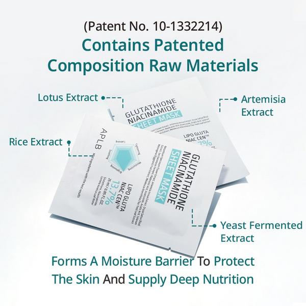 APLB Glutathione Niacinamide Sheet Mask #4