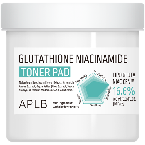 Glutathione Niacinamide Toner Pad