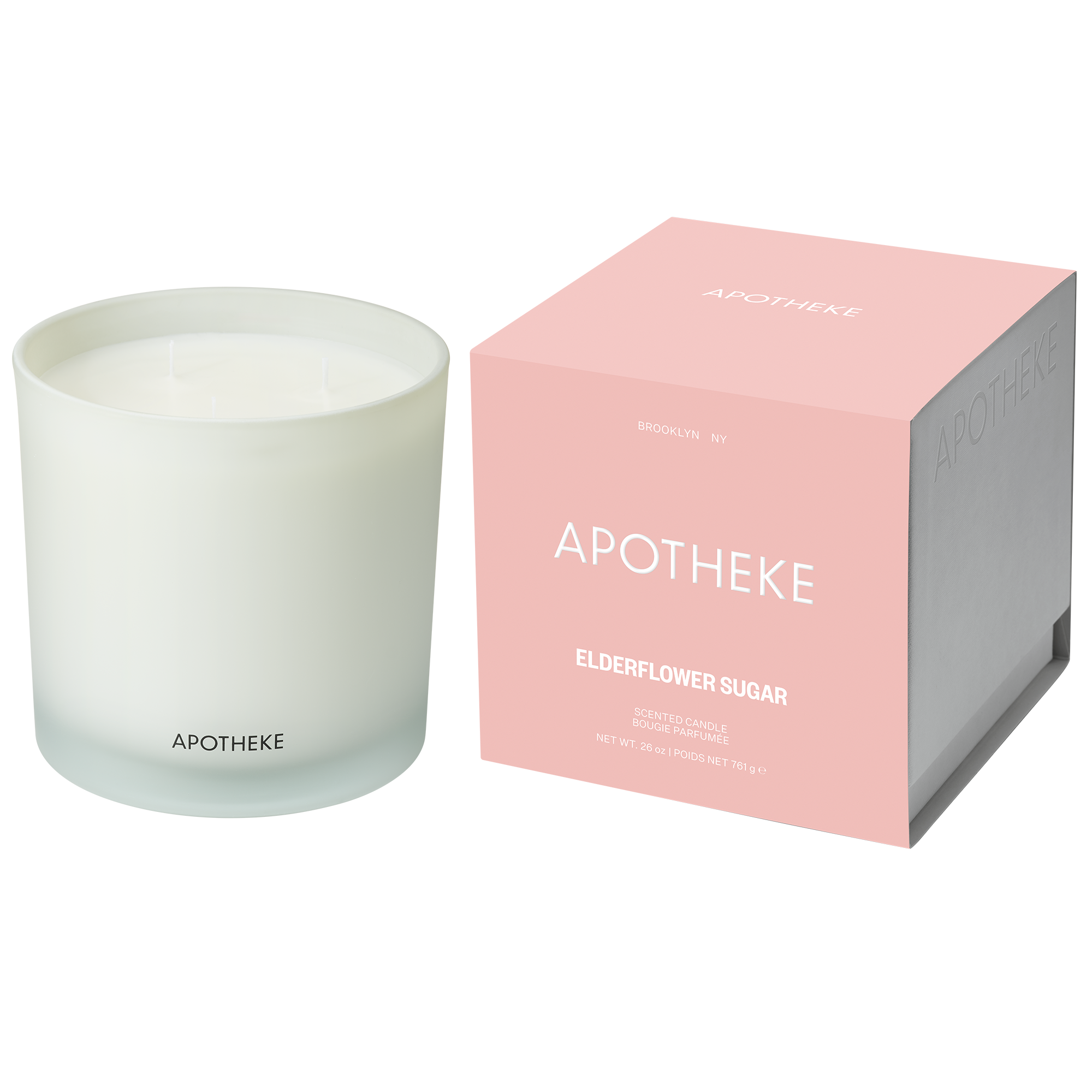 APOTHEKE Elderflower Sugar Scented Candle #1