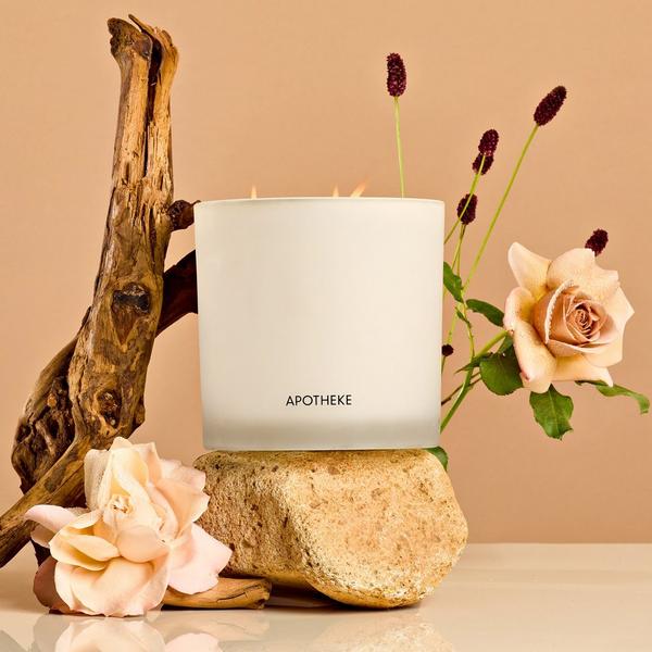 APOTHEKE Santal Rock Rose 3-Wick Scented Candle #3