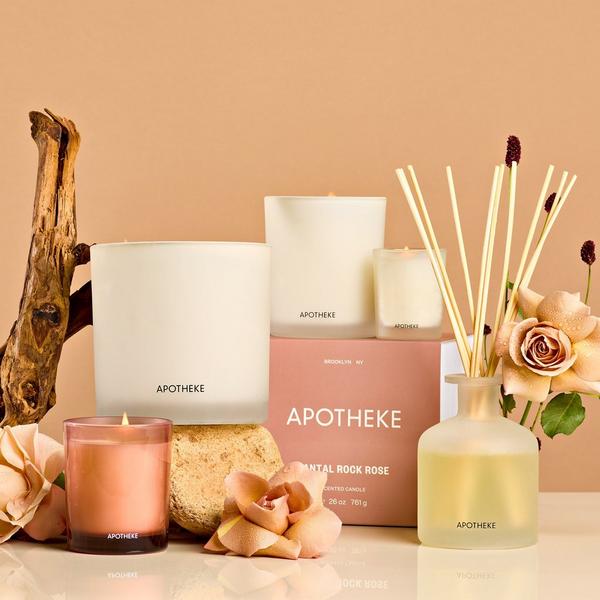 APOTHEKE Santal Rock Rose 3-Wick Scented Candle #4