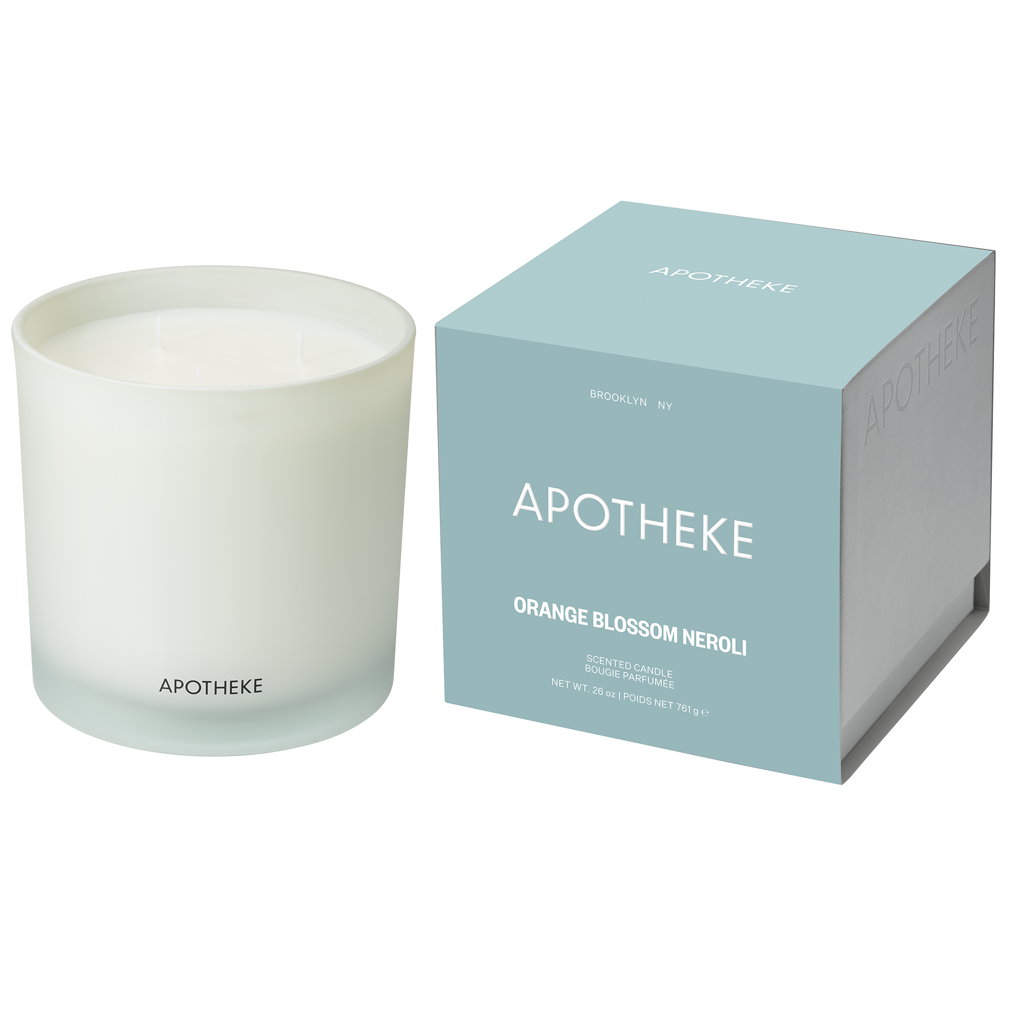 APOTHEKE Orange Blossom Neroli 3-Wick Scented Candle #1