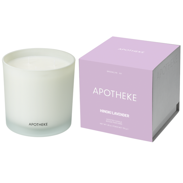 APOTHEKE Hinoki Lavender Scented Candle #1