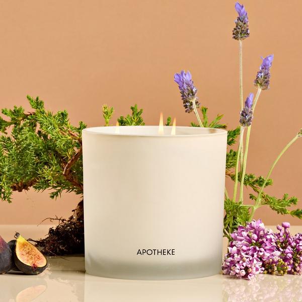 APOTHEKE Hinoki Lavender Scented Candle #3