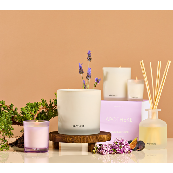 APOTHEKE Hinoki Lavender Scented Candle #4
