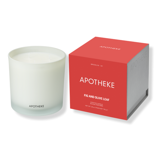 APOTHEKE - 26 oz (3-Wick Candle) Fig and Olive Leaf Scented Candle