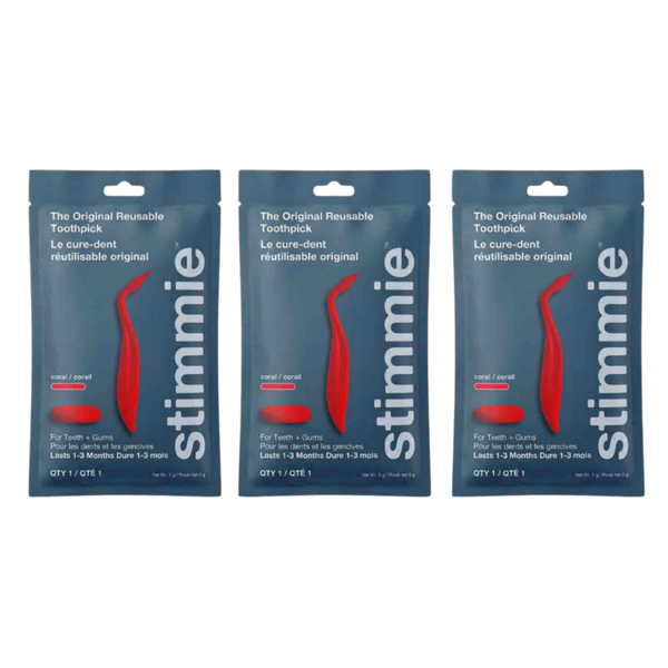 Stimmie The Original Reusable Toothpick Coral Trio #2