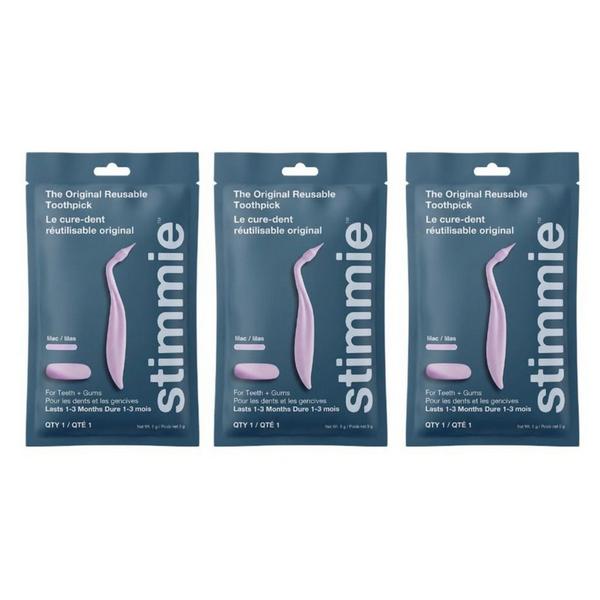Stimmie The Original Reusable Toothpick Lilac Trio #2