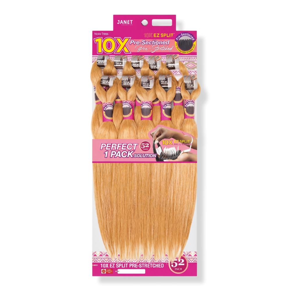 Janet Collection 10X EZ Split Pre-Stretched 52" Braiding Hair - 27