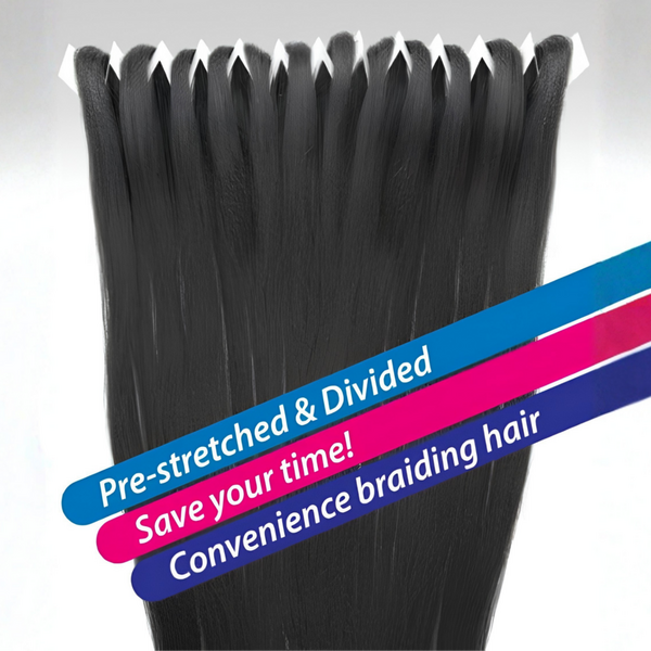 Janet Collection 10X EZ Split Pre-Stretched 52" Braiding Hair #3