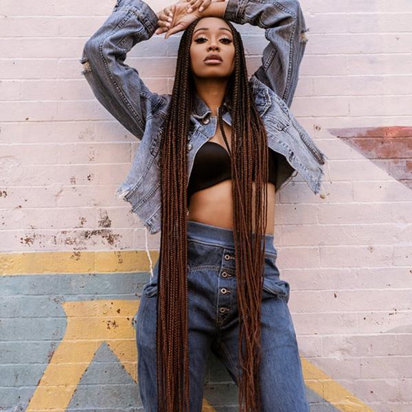 Janet Collection 10X EZ Split Pre-Stretched 52" Braiding Hair #4