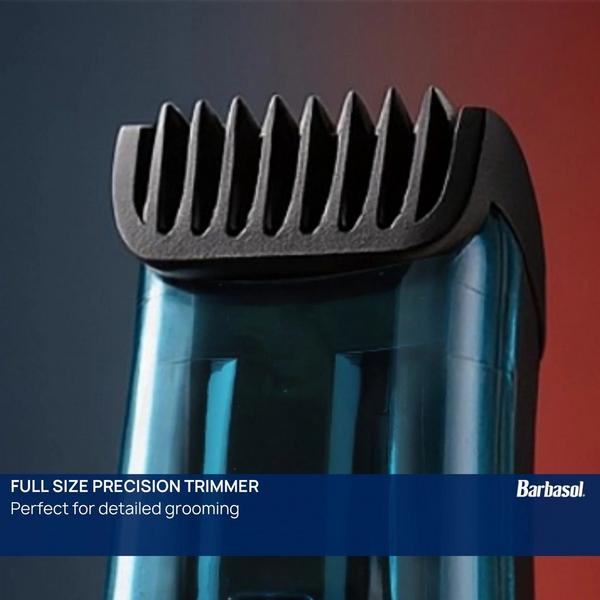 Barbasol Shaving Rechargeable Men’s Vacuum Beard Trimmer with LCD & Adjustable Settings #8