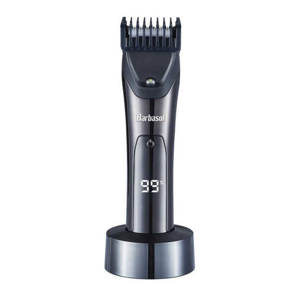 Barbasol Shaving Rechargeable LCD Beard Trimmer with Ceramic Blade and LED Light #1