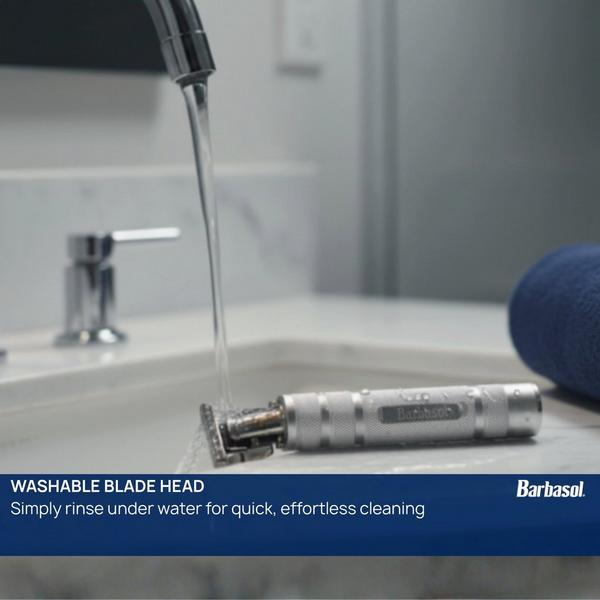 Barbasol Shaving Stainless Rechargeable Zero-Gap T-Blade Trimmer with 3 Combs #3