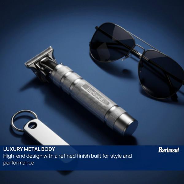 Barbasol Shaving Stainless Rechargeable Zero-Gap T-Blade Trimmer with 3 Combs #2