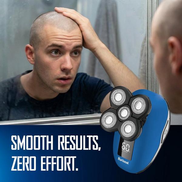 Barbasol Shaving Wet & Dry 5-Head Electric Shaver with LCD & Brush #2