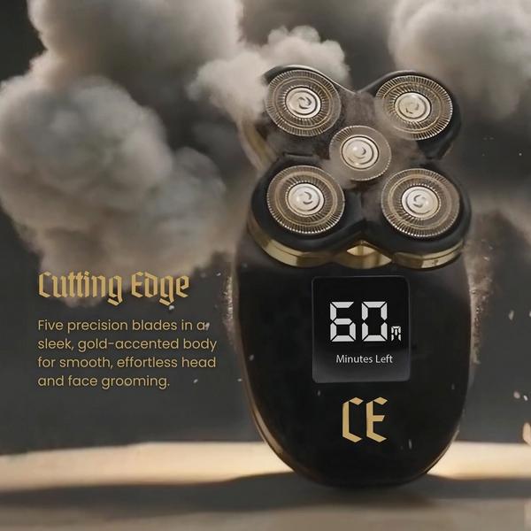 Cutting Edge Men’s Rechargeable Rotary Head Shaver with Hypoallergenic Titanium Blades #2