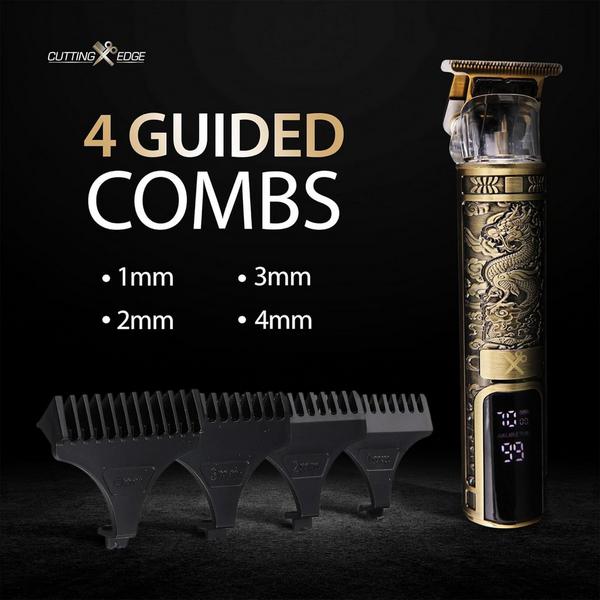 Cutting Edge Men’s LCD Zero-Gap T-Blade Hair & Beard Trimmer (Dragon Design) #2