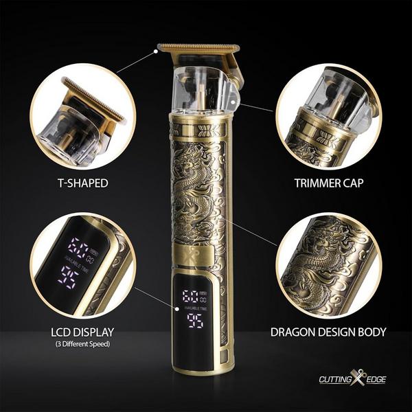 Cutting Edge Men’s LCD Zero-Gap T-Blade Hair & Beard Trimmer (Dragon Design) #3