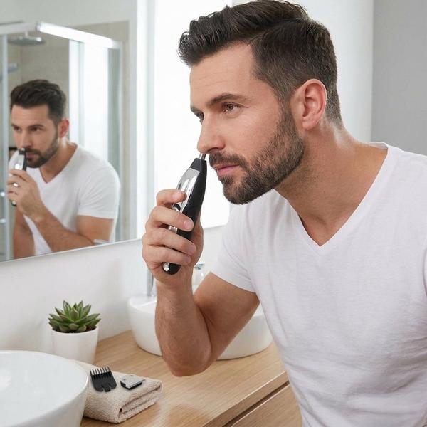 Barbasol Shaving Men's 8 Piece All-in-1 Rechargeable Grooming Kit for Beard and Hair Trimming #2