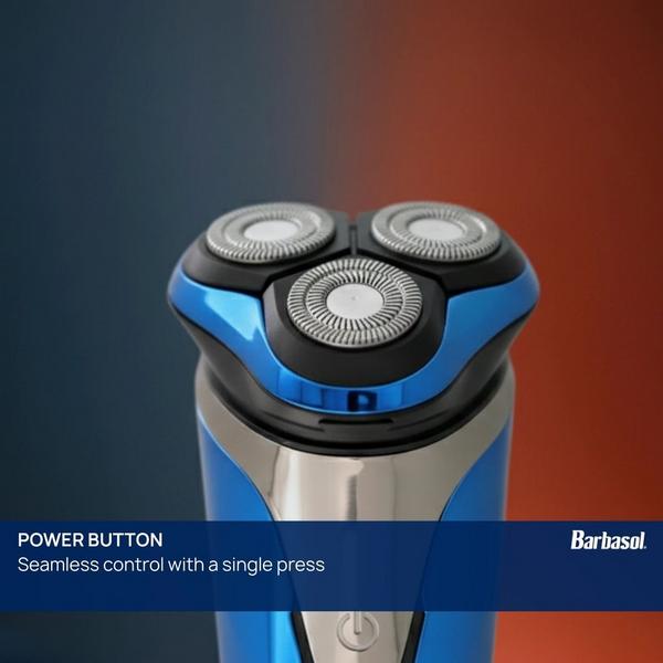 Barbasol Shaving Rechargeable Wet & Dry Rotary Electric Shaver for Men with LCD Display #4