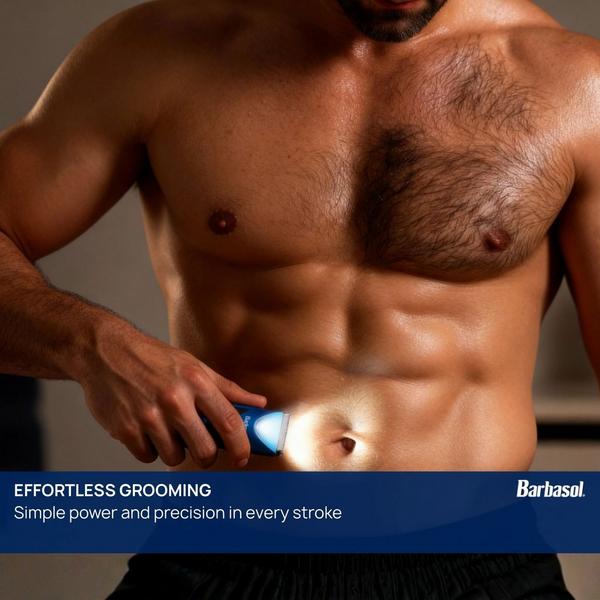 Barbasol Shaving Rechargeable Cordless Waterproof LCD Screen Ceramic Body Hair Trimmer #2