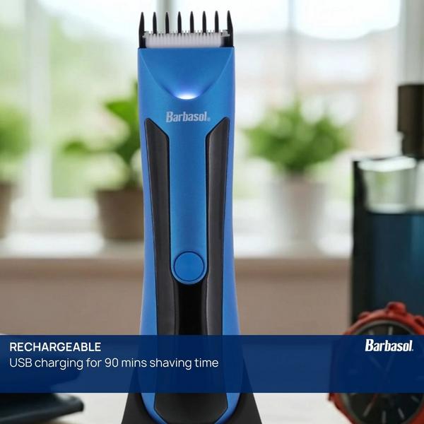 Barbasol Shaving Rechargeable Cordless Waterproof LCD Screen Ceramic Body Hair Trimmer #4