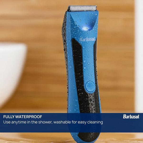 Barbasol Shaving Rechargeable Cordless Waterproof LCD Screen Ceramic Body Hair Trimmer #5