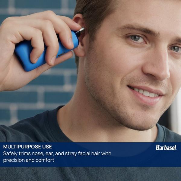 Barbasol Shaving Electric Nose Hair Trimmer Rechargeable & Portable #3