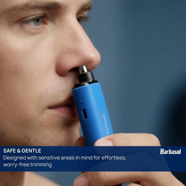Barbasol Shaving Electric Nose Hair Trimmer Rechargeable & Portable #5