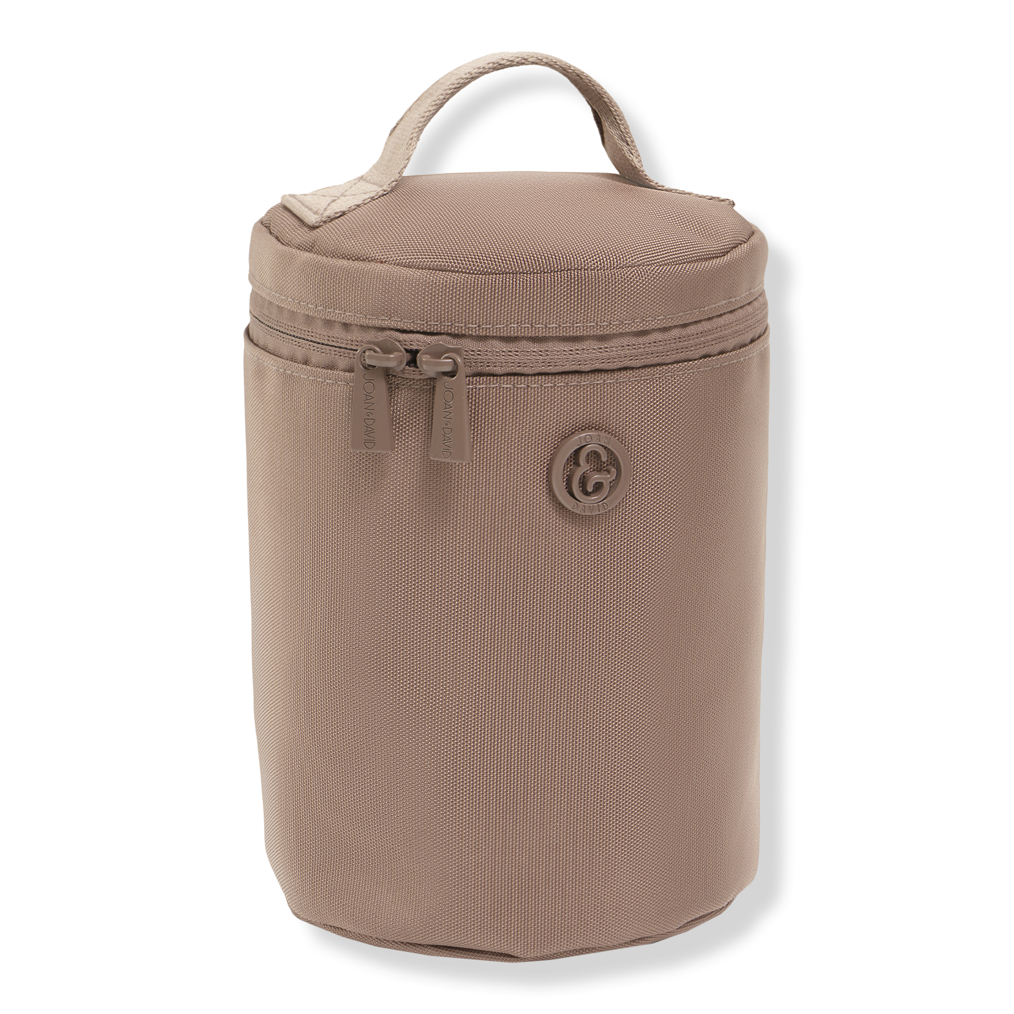 Joan & David 1680 Denier Nylon Top Handle Cylinder Cosmetic Case #1