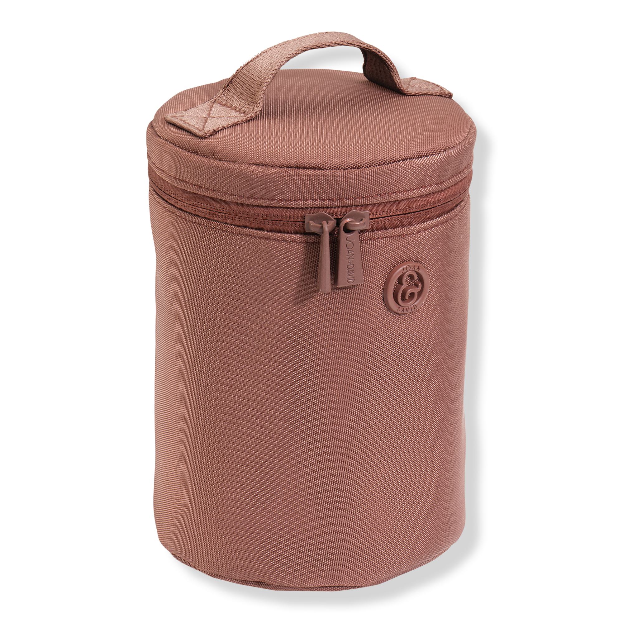 Joan & David 1680 Denier Nylon Top Handle Cylinder Cosmetic Case #1